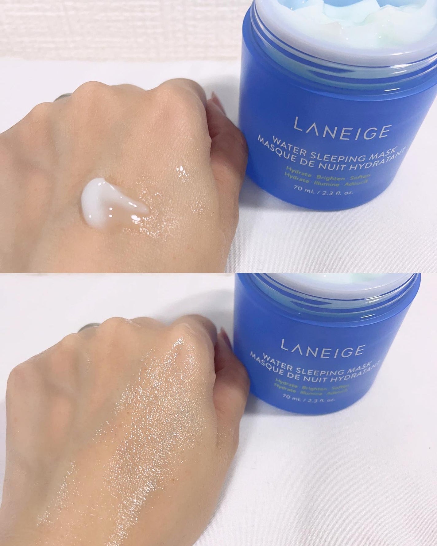 シカスリーピングマスク/LANEIGE/フェイスクリームを使ったクチコミ(4枚目)