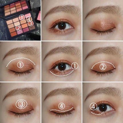 サマーアンレイテッド アイシャドーパレット/NARS/アイシャドウパレットを使ったクチコミ(4枚目)