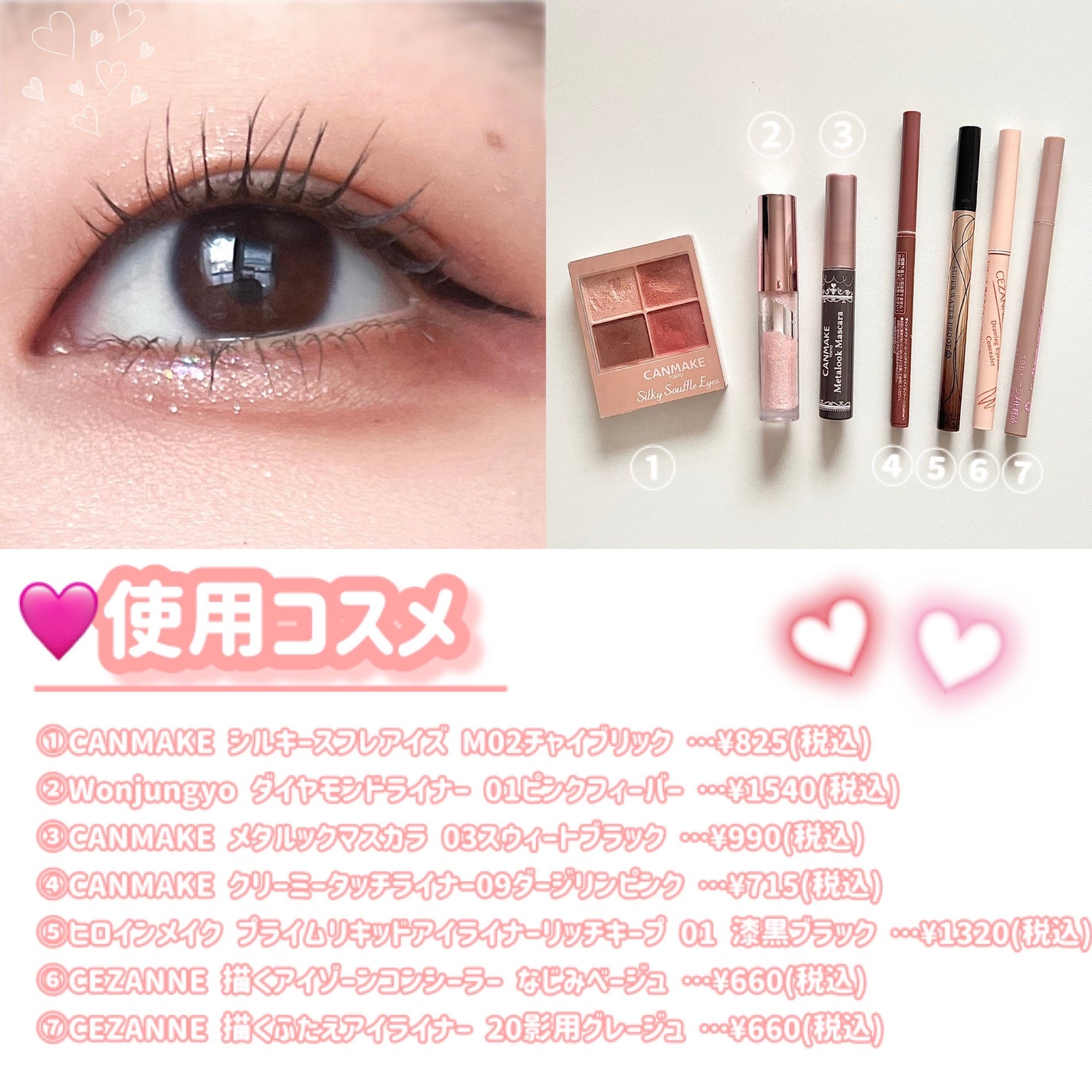 クリーミータッチライナー/キャンメイク/ジェルアイライナーを使ったクチコミ(2枚目)