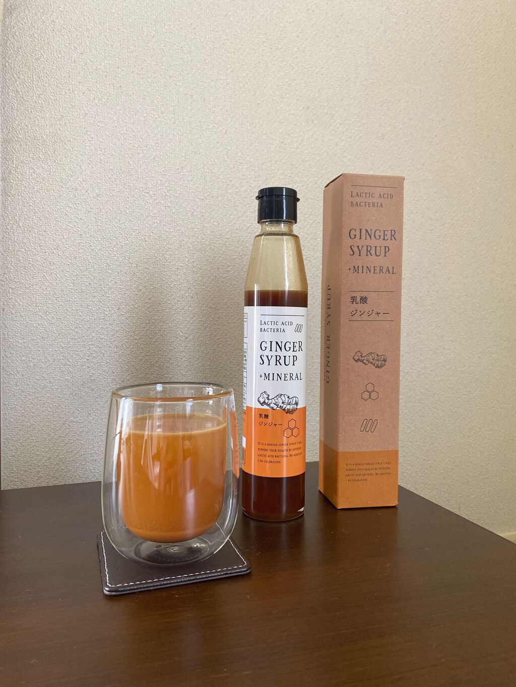 生姜シロップ 乳酸ジンジャー 10ｍL×15包/乳酸ジンジャー/乳酸菌飲料を使ったクチコミ（1枚目）