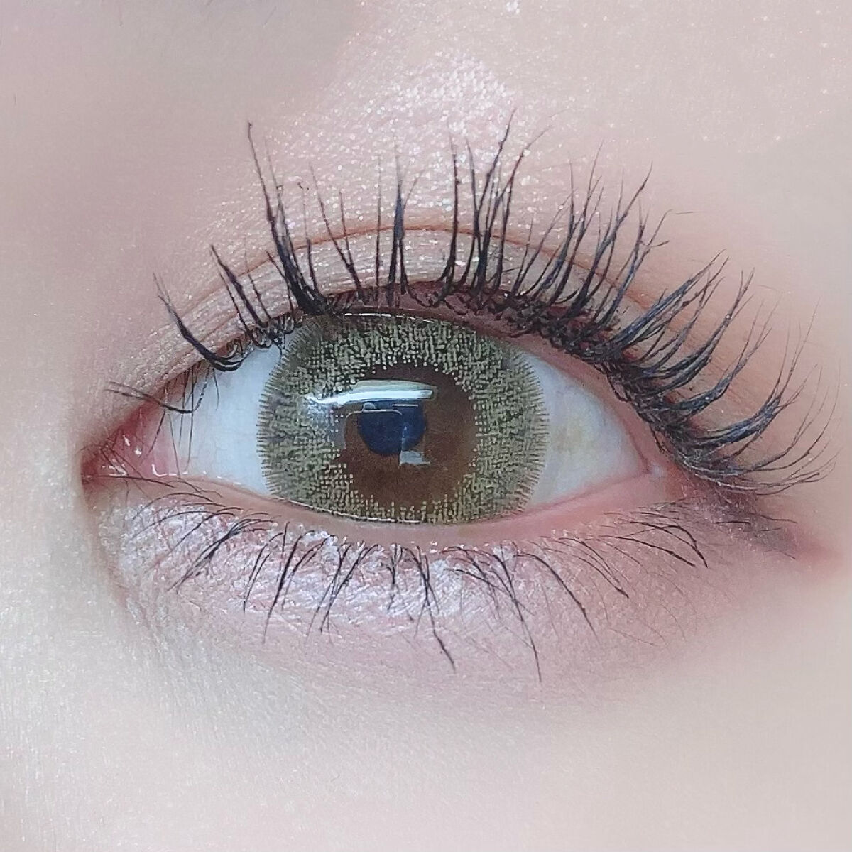 ピエナージュ ミミジェム ワンデー ミミプラチナム/PienAge/カラーコンタクトレンズを使ったクチコミ（3枚目）