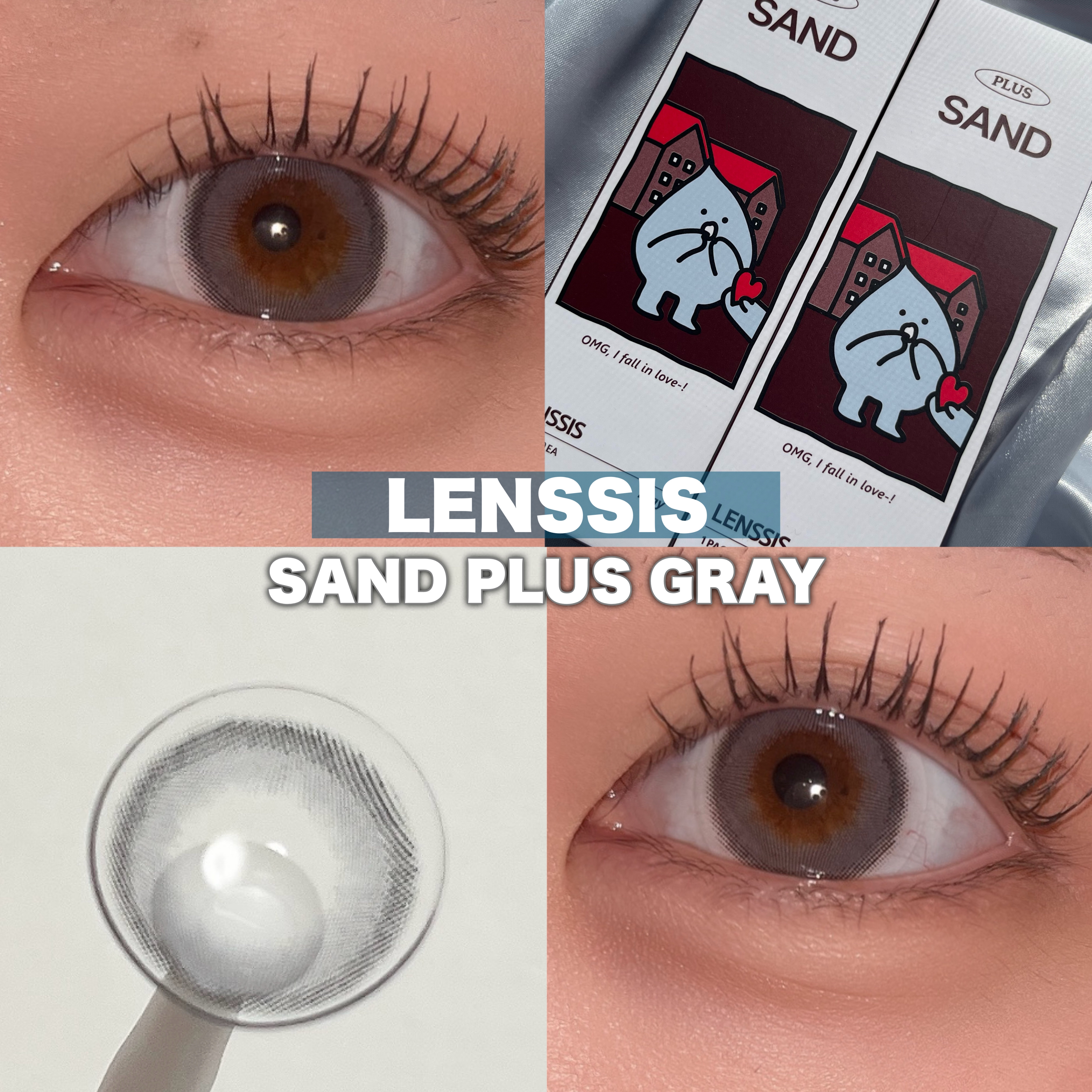 サンドシリーズ/LENSSIS/カラーコンタクトレンズを使ったクチコミ（1枚目）