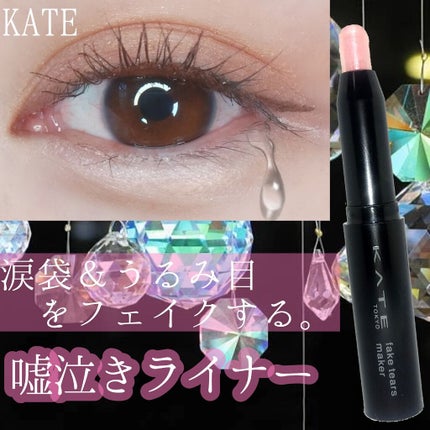 フェイクティアーズメイカー/KATE/ペンシルアイライナーを使ったクチコミ(1枚目)