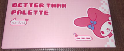 ベターザンパレット 10 マイチアリ―ガーデン(ロムアンド X マイメロディ)/rom&nd/アイシャドウパレットを使ったクチコミ(1枚目)