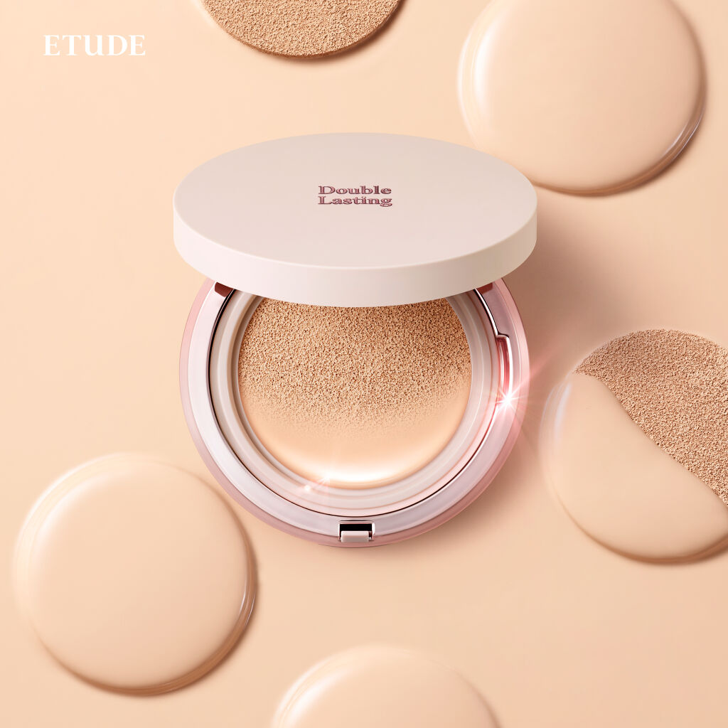 ダブルラスティング クッショングロウ/ETUDE/クッションファンデーションを使ったクチコミ（3枚目）
