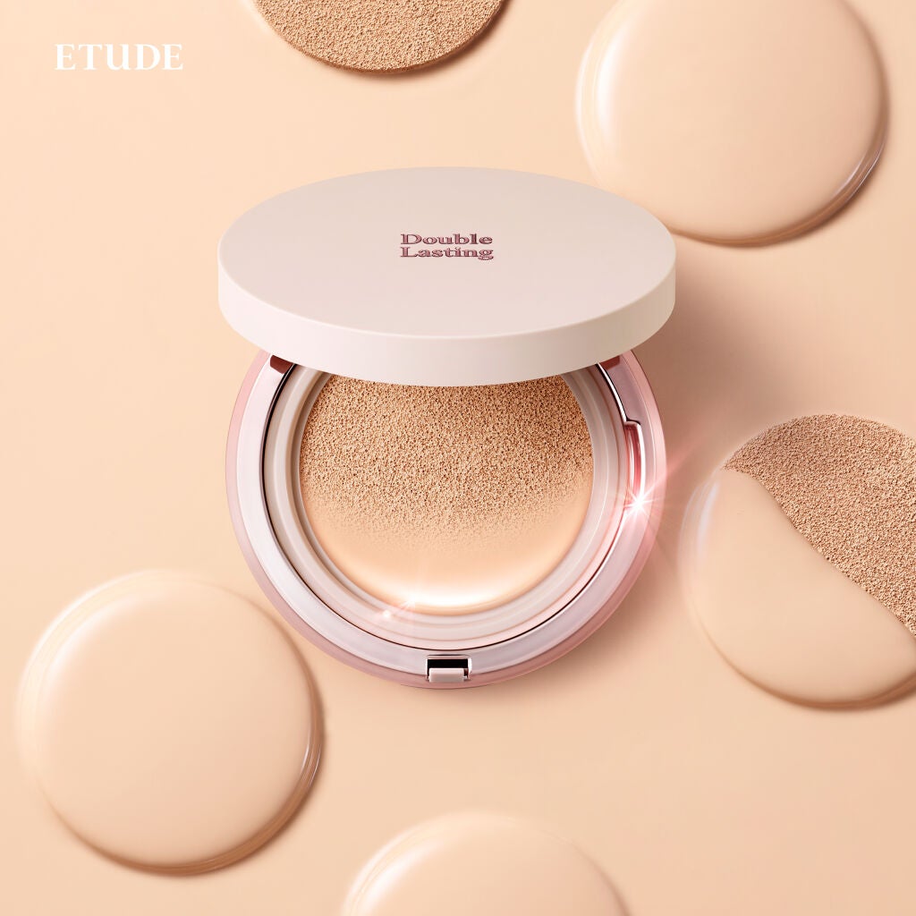 ダブルラスティング クッショングロウ/ETUDE/クッションファンデーションを使ったクチコミ(3枚目)