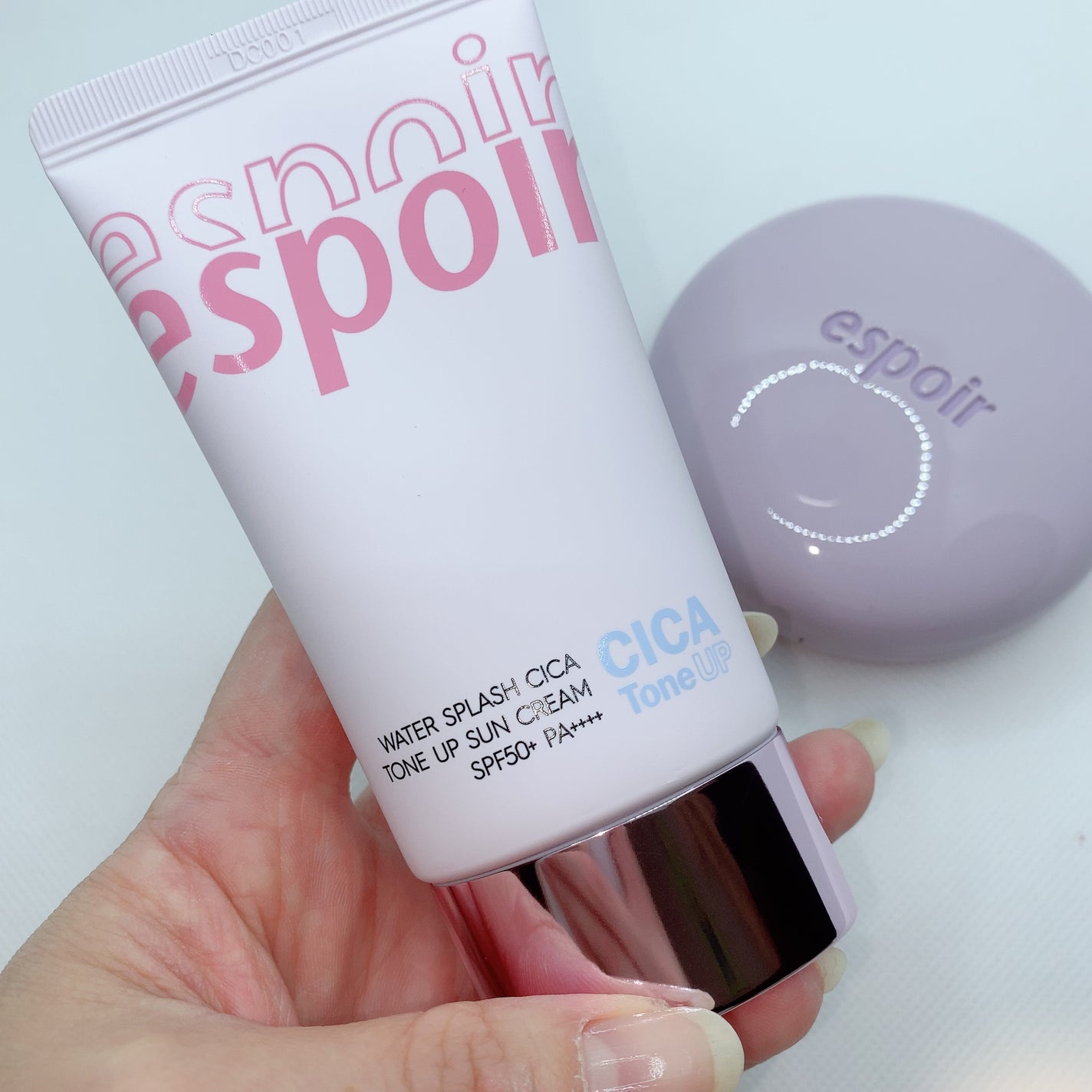 ウォータースプラッシュシカトーンアップクリーム/espoir/化粧下地を使ったクチコミ(8枚目)