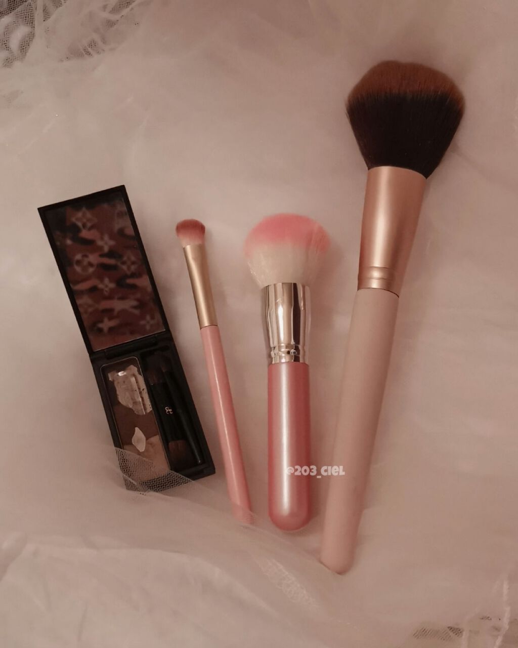 シャドウブラシ/セリア/メイクブラシを使ったクチコミ(2枚目)