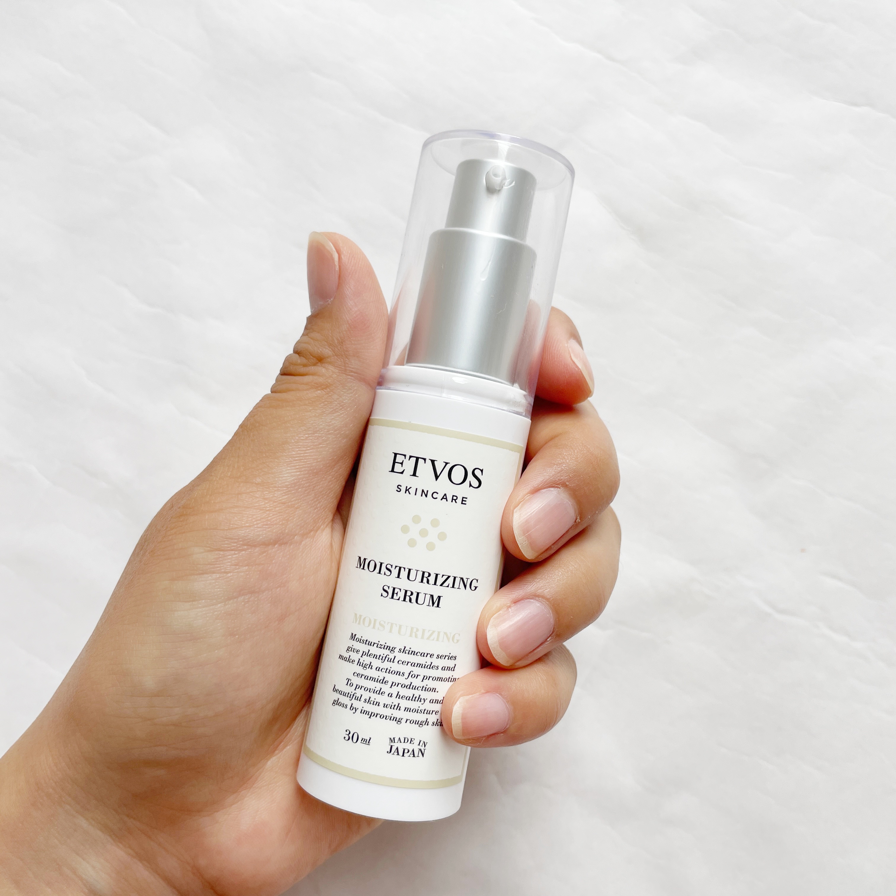 モイスチャライジングセラム/エトヴォス/美容液を使ったクチコミ（2枚目）