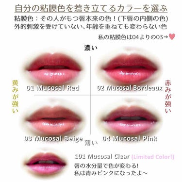 カラープランパー エクストラセラム 02 Mucosal Bordeaux(ムーコ—サルボルドー)/Borica/リップグロスを使ったクチコミ（2枚目）