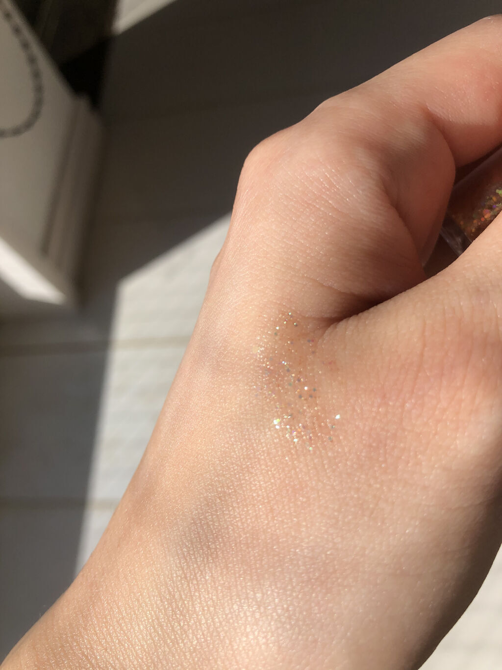 リキッド グリッター シャドウ/rom&nd/グリッターを使ったクチコミ（3枚目）