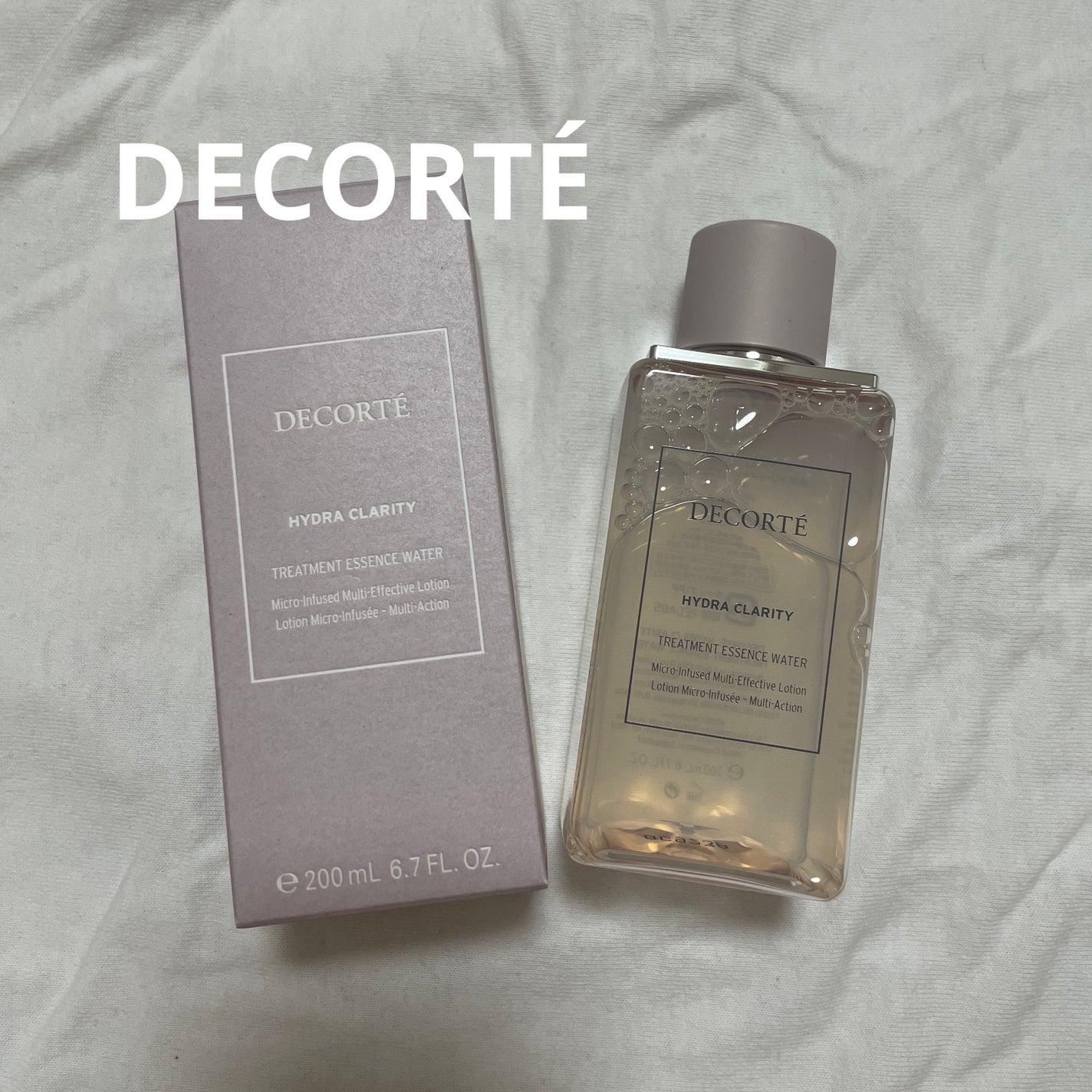 イドラクラリティ 薬用 トリートメント エッセンス ウォーター/DECORTÉ/化粧水を使ったクチコミ(1枚目)