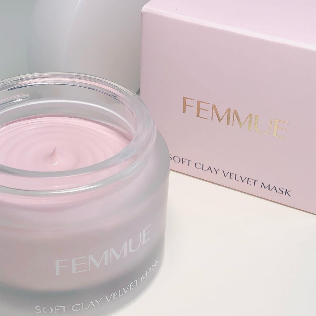 ソフトクレイ ベルベットマスク/FEMMUE/洗い流すパック・マスクを使ったクチコミ(1枚目)