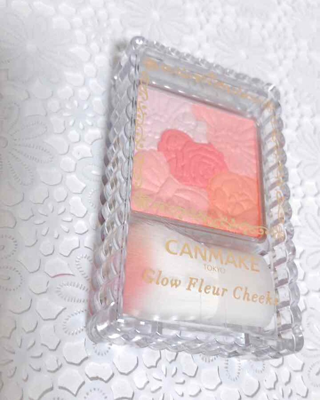 グロウフルールチークス/キャンメイク/パウダーチークを使ったクチコミ(1枚目)