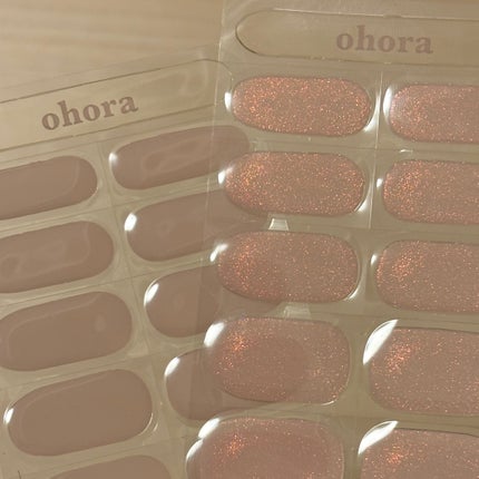 セミキュアジェルネイル(ハンド) ND-019-G N Glazed Peach/ohora/ネイルシールの画像