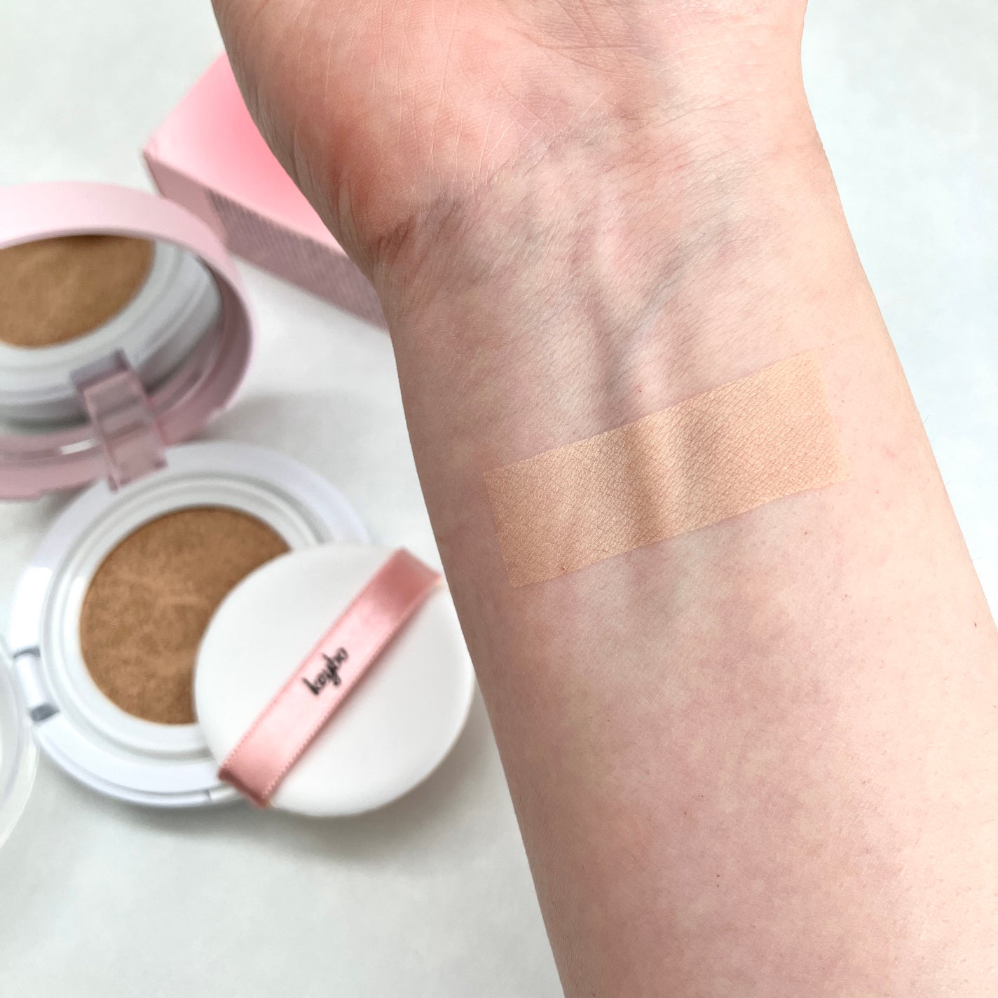 F5 リフレッシュクッション/keybo/クッションファンデーションを使ったクチコミ(2枚目)