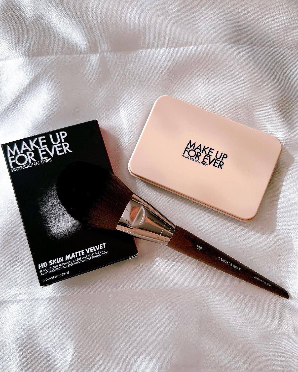 プレシジョンパウダーブラシ 128/MAKE UP FOR EVER/メイクブラシを使ったクチコミ（2枚目）