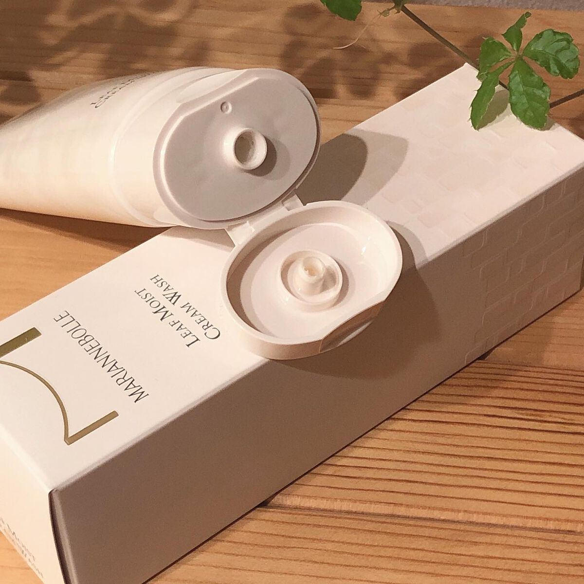 リーフモイストクリームウォッシュ  /マリアンボレ/洗顔フォームを使ったクチコミ（3枚目）