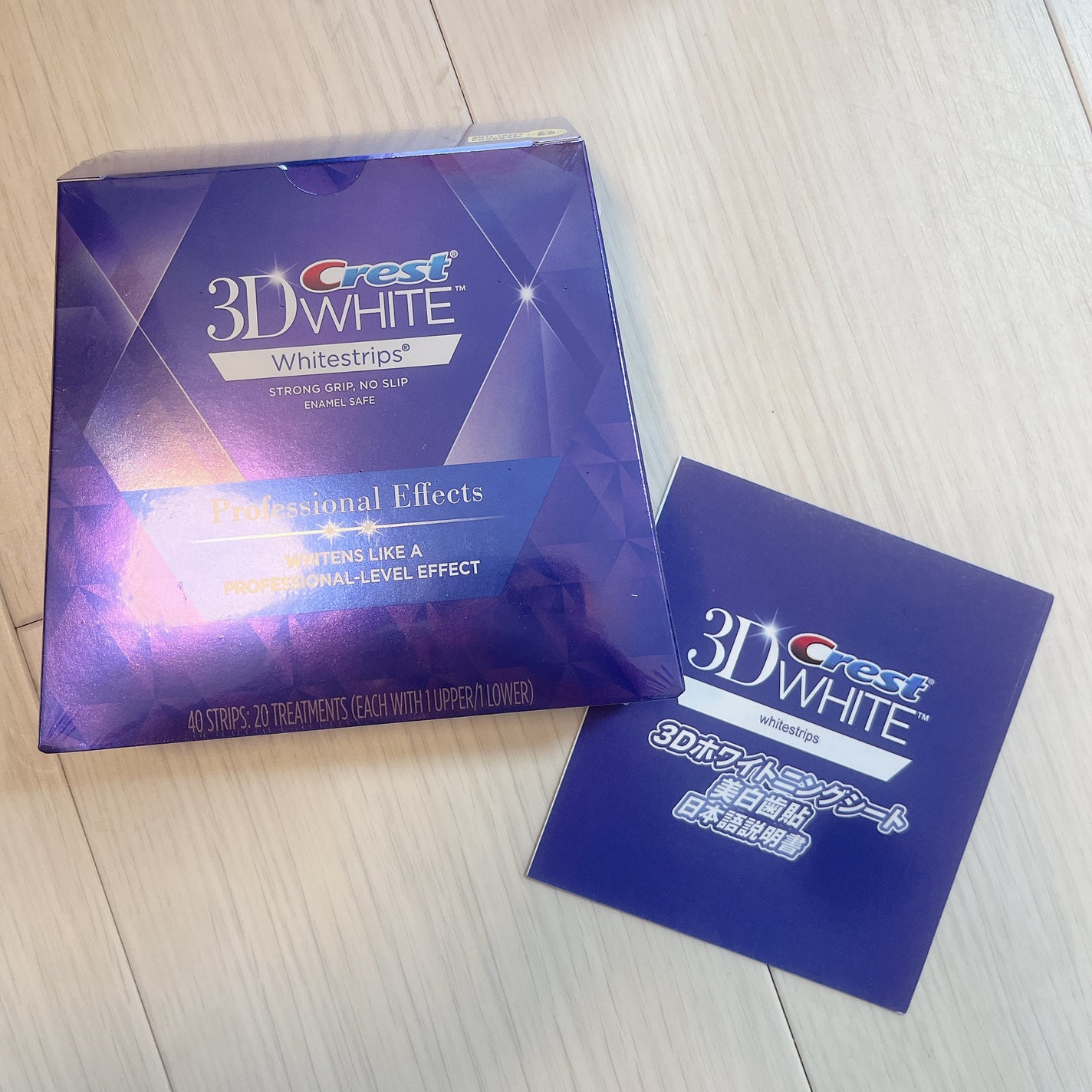 クレスト3Dホワイトニング ホワイトストリップ プロフェッショナル エフェクツ/クレスト/その他オーラルケアを使ったクチコミ(1枚目)