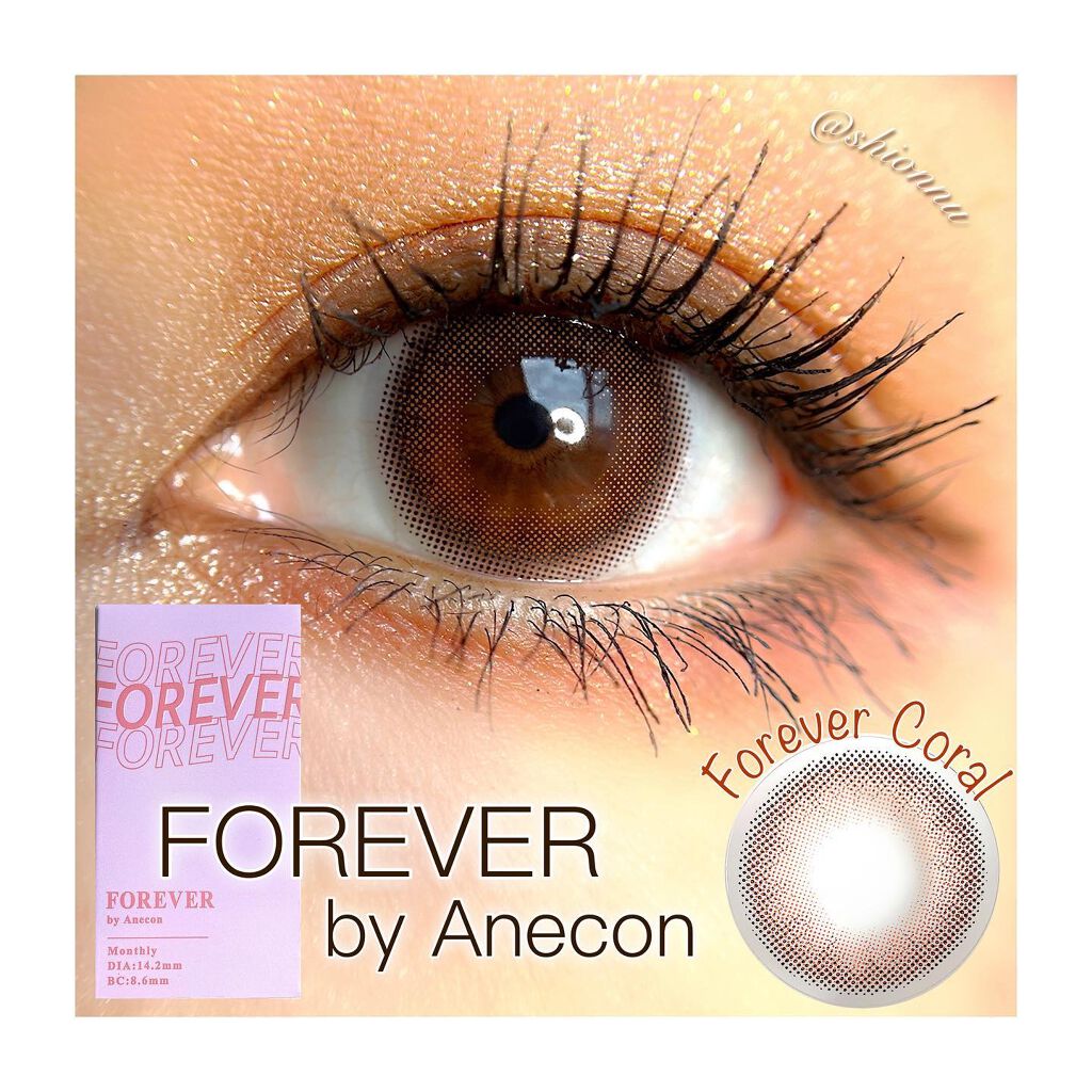 フォーエバー バイ アネコン/モテコン/カラーコンタクトレンズを使ったクチコミ(1枚目)