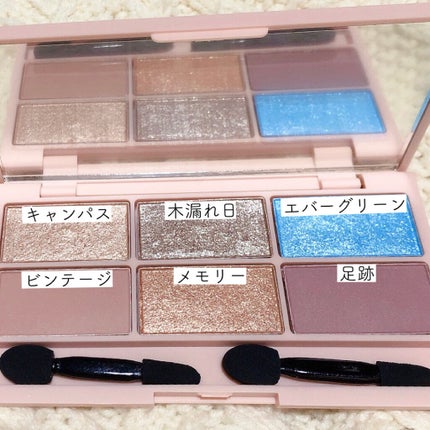 イロアソビ 6色アイパレット/iroasobi/アイシャドウパレットを使ったクチコミ(2枚目)