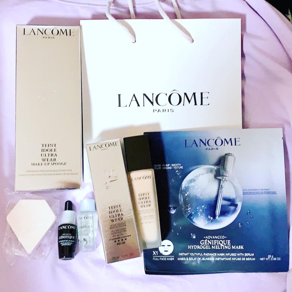 タンイドル ウルトラ ウェア リキッド/LANCOME/リキッドファンデーションを使ったクチコミ（1枚目）