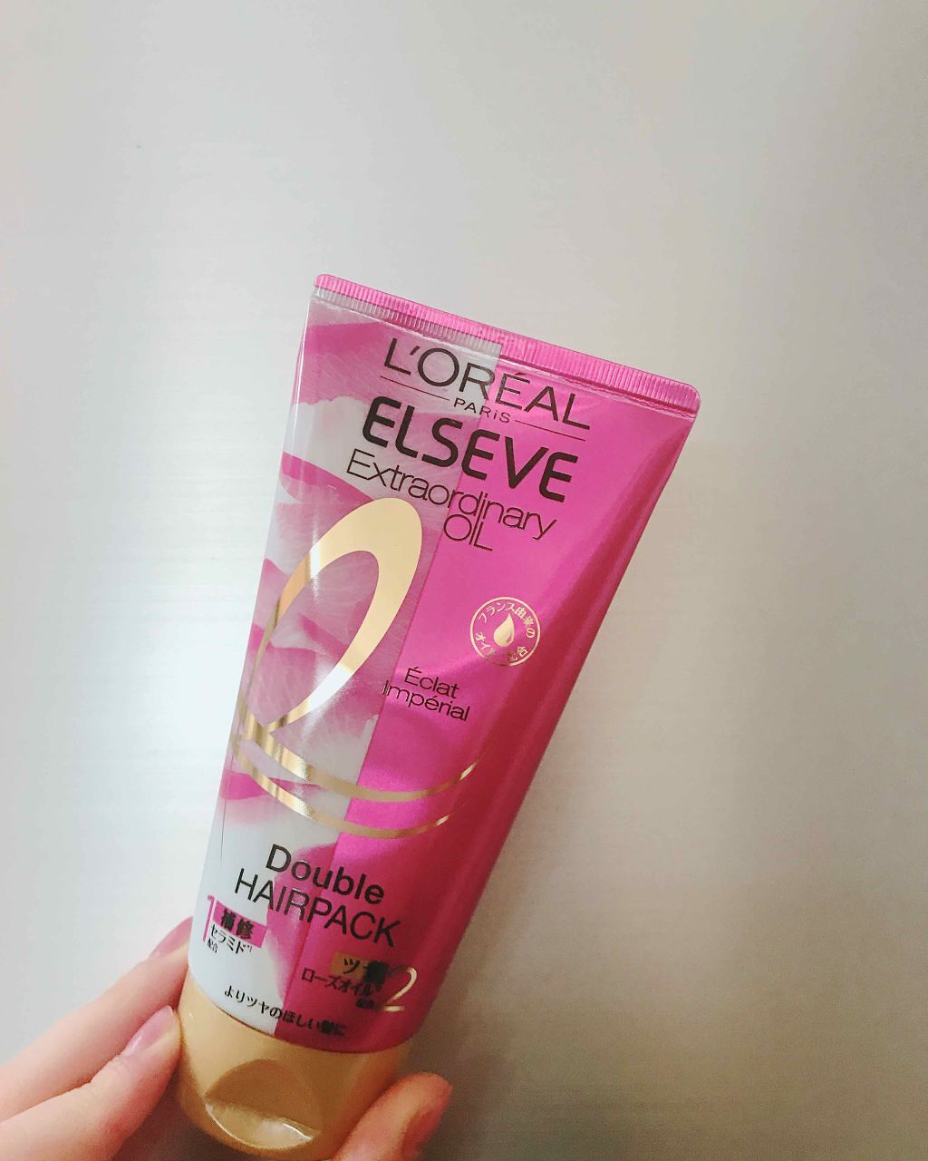 エクストラオーディナリー オイル ダブルヘアパック さらさらシャイン/ロレアル パリ/ヘアマスク・ヘアパックを使ったクチコミ(1枚目)