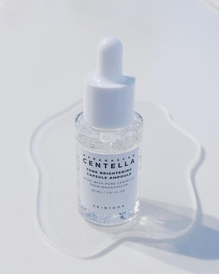 トーンブライトニング カプセルアンプル/SKIN1004/美容液を使ったクチコミ(4枚目)