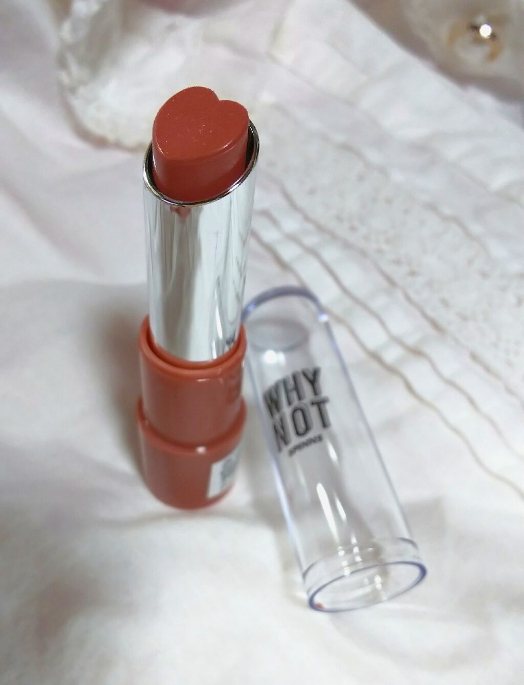 WHY NOT SPINNS リップスティック ラテ/DAISO/口紅を使ったクチコミ（2枚目）