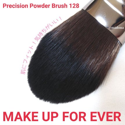 MAKE UP FOR EVER プレシジョンパウダーブラシ 128のクチコミ「\ふんわりチークがお好みの方に/
MAKE UP FOR EVER
プレシジョンパウダーブ.....」(1枚目)