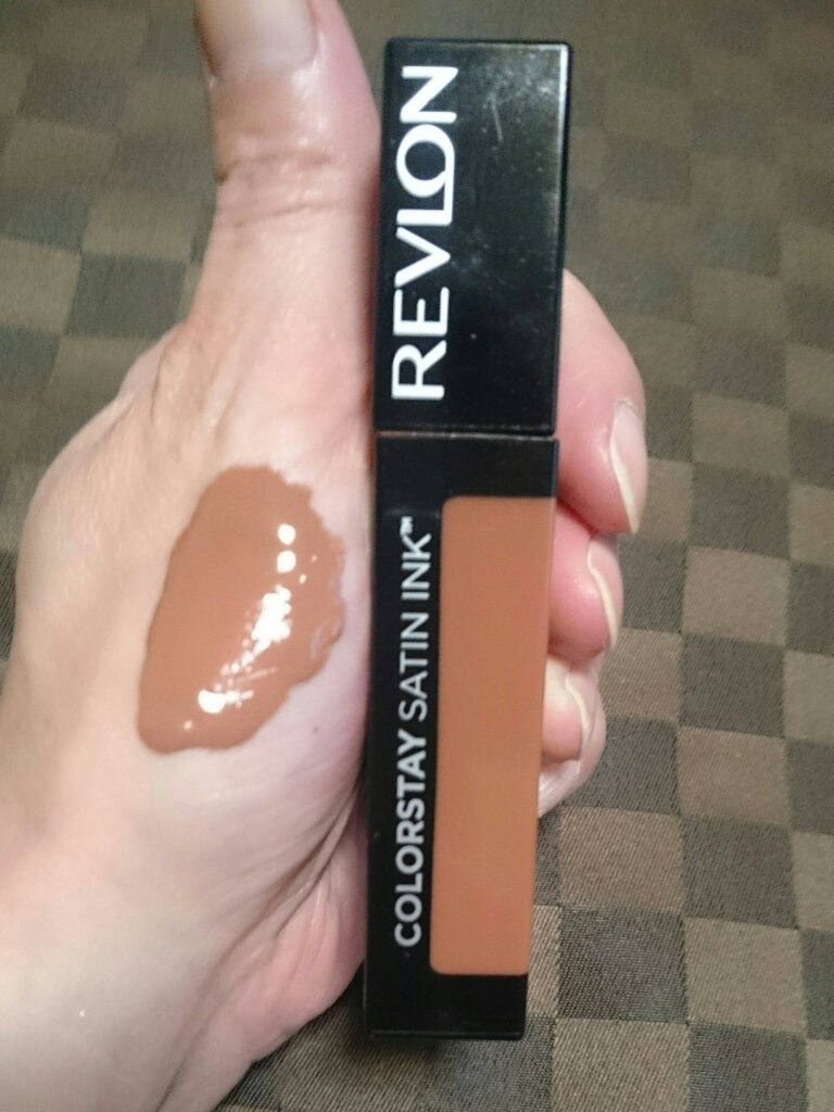 カラーステイ サテン インク 002 ワイルド ライド/REVLON/口紅を使ったクチコミ（1枚目）