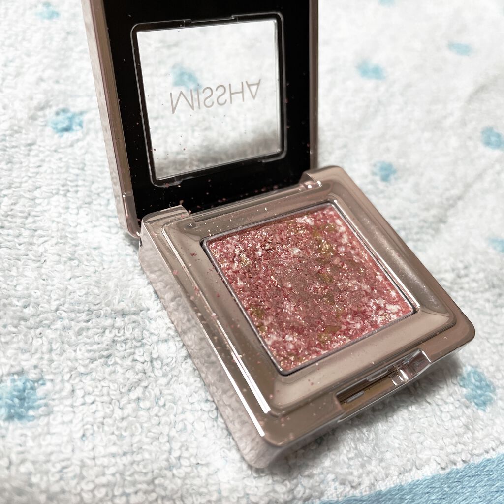 グリッタープリズム シャドウ GPK02/MISSHA/グリッターを使ったクチコミ（2枚目）