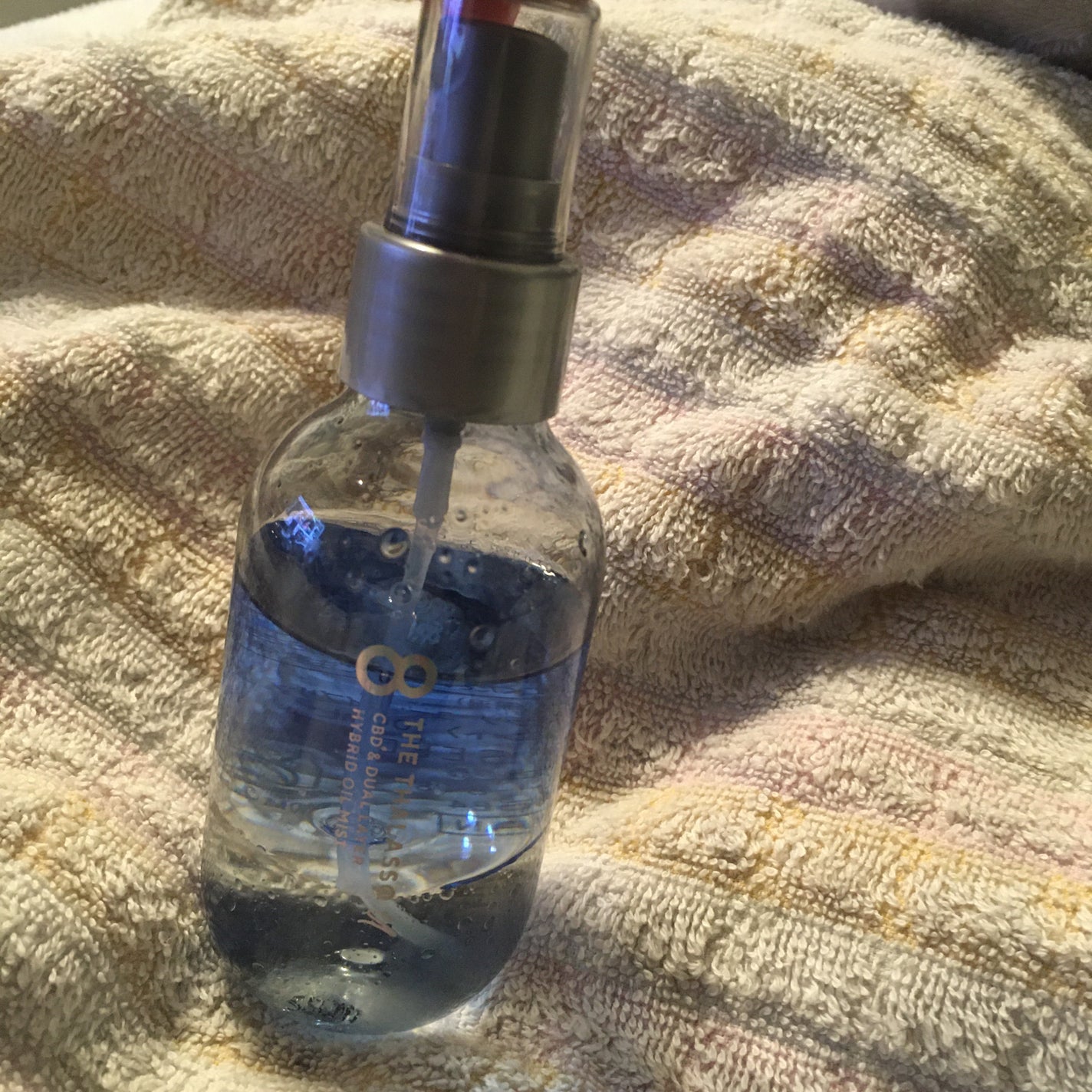 ユー CBD&デュアルレイヤー ハイブリッド オイルミスト/エイトザタラソ/ヘアミストを使ったクチコミ(1枚目)