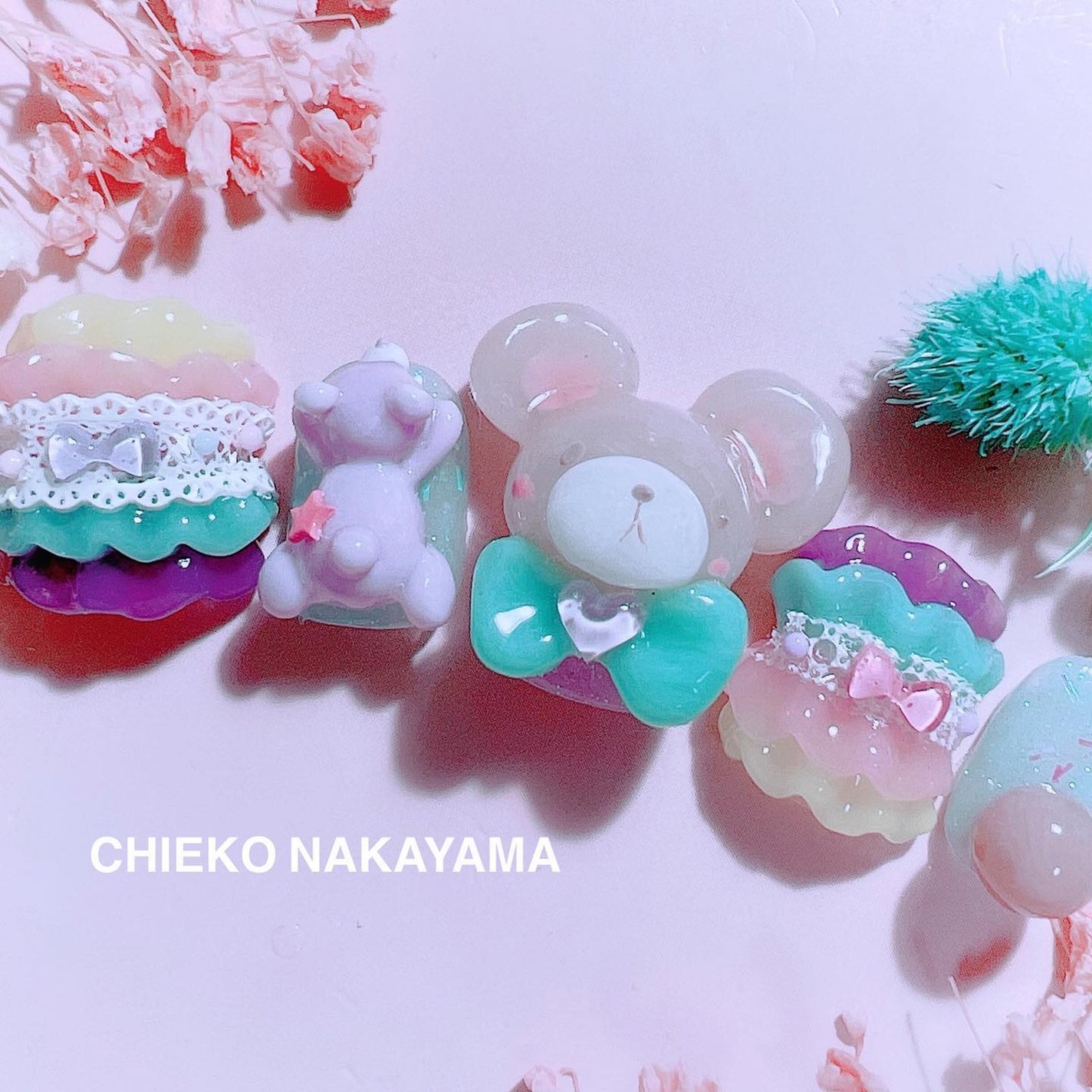なかやまちえこ on LIPS 「ゆめかわ☁️365日ネイ243日め⠀⠀@nailvenus_m..」(2枚目)
