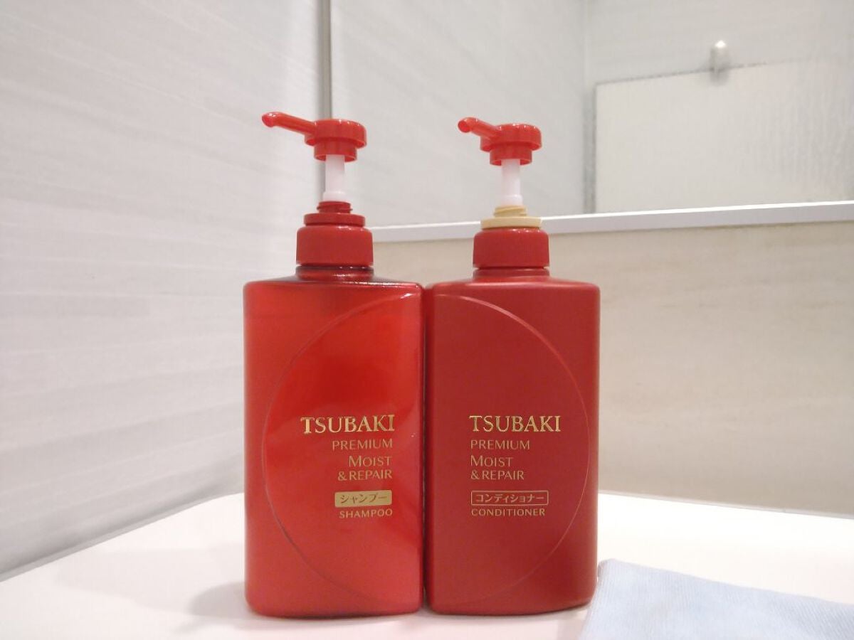 プレミアムモイスト シャンプー/ヘアコンディショナー/TSUBAKI/市販シャンプーを使ったクチコミ(1枚目)