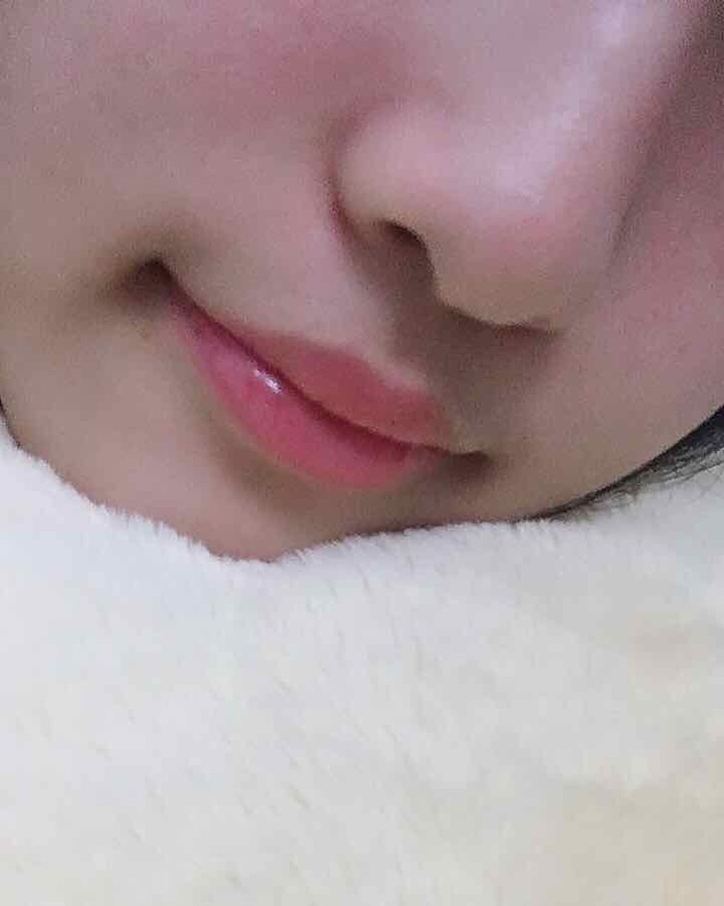 ラスティンググロスリップ/CEZANNE/口紅を使ったクチコミ（2枚目）