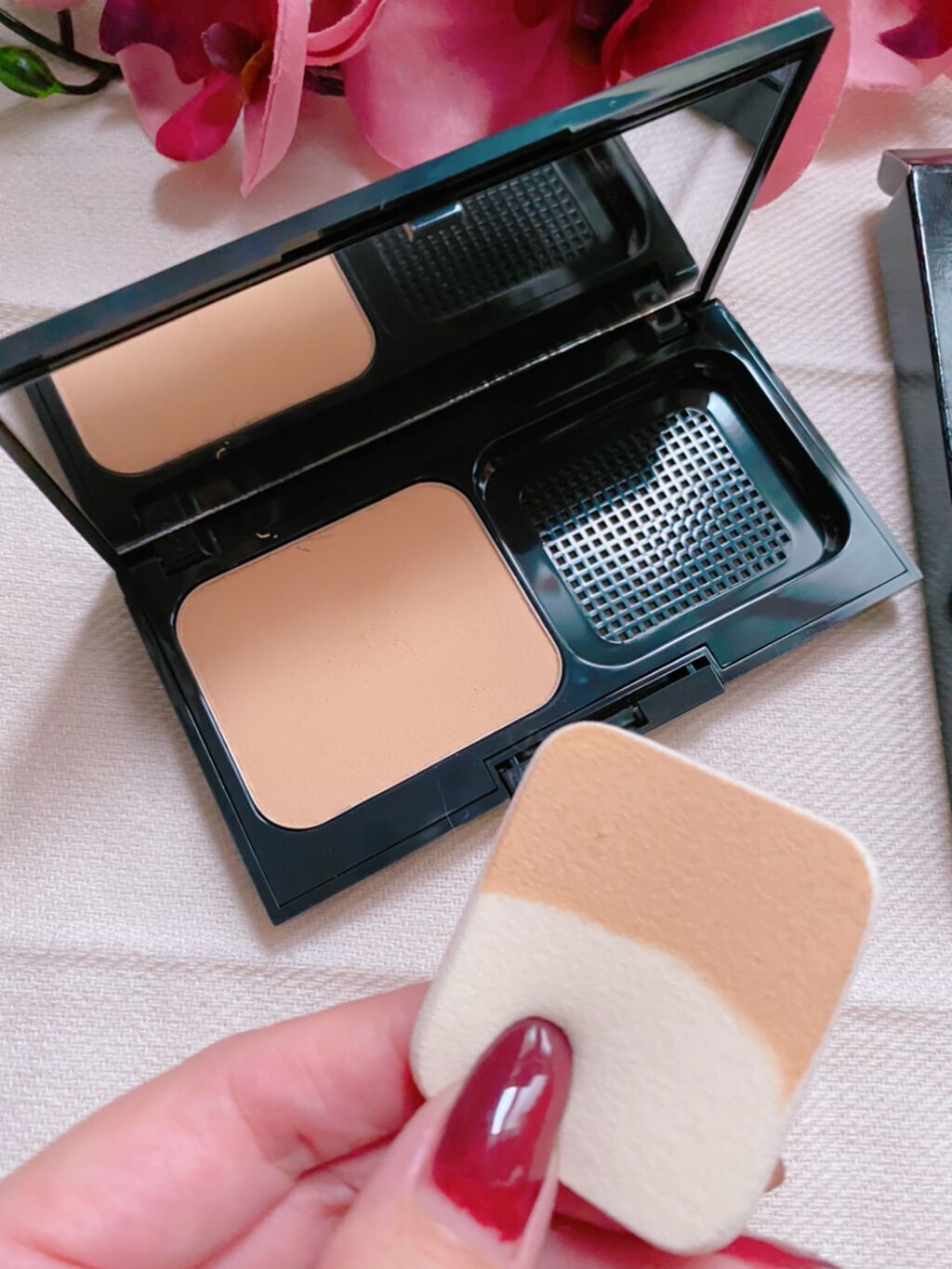 カラーステイ ロングウェア UV パウダー ファンデーション/REVLON/パウダーファンデーションを使ったクチコミ(4枚目)