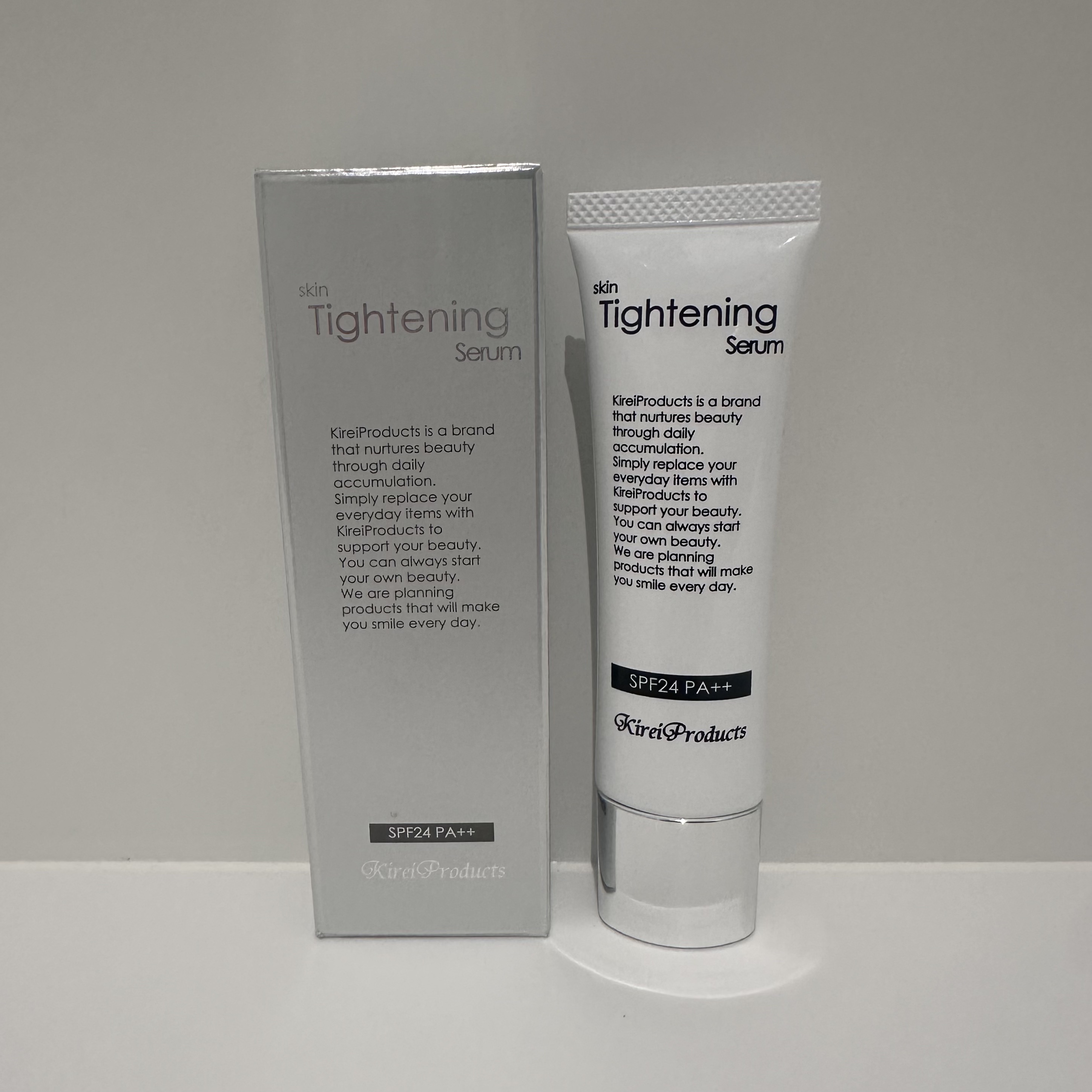 スキンタイトニングセラム/kirei products/化粧下地を使ったクチコミ（2枚目）