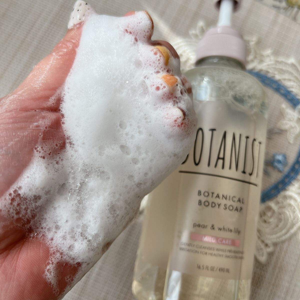 ボタニカルボディーソープ（マイルドケア）/BOTANIST/ボディソープを使ったクチコミ（3枚目）