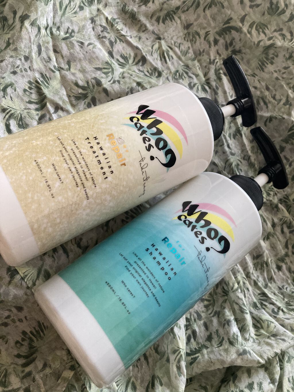 ハワイアンシャンプー＆トリートメント ＜リペア＞/who cares?/市販シャンプーを使ったクチコミ（1枚目）
