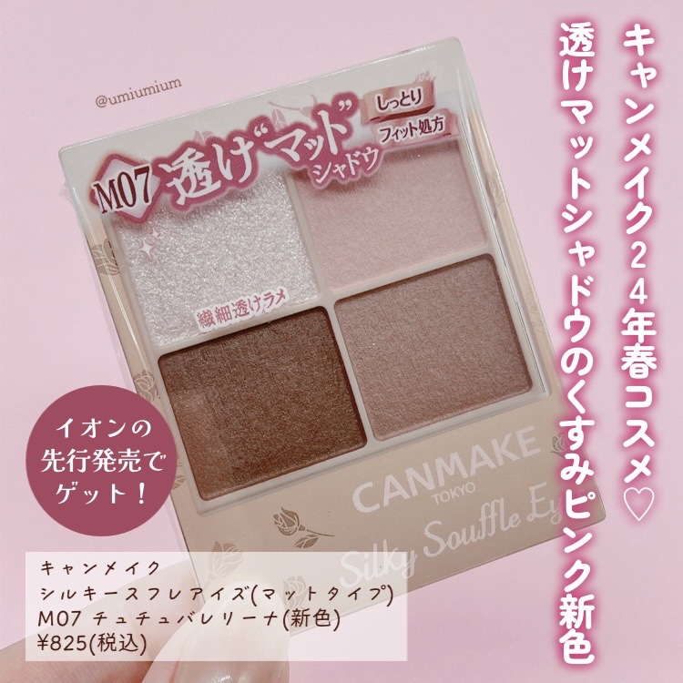 シルキースフレアイズ（マットタイプ）/キャンメイク/アイシャドウパレットを使ったクチコミ（2枚目）