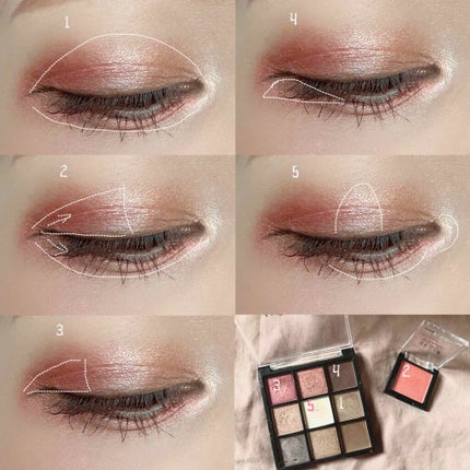 UR GLAM POWDER EYESHADOW/U R GLAM/単色アイシャドウを使ったクチコミ(3枚目)