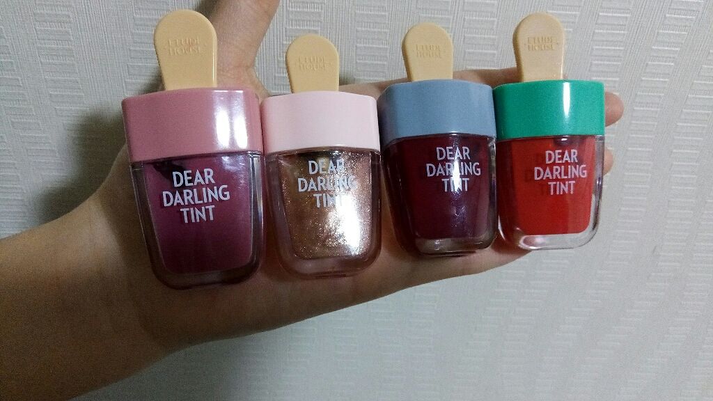 ディアダーリン ウォータージェルティント （アイスティント）/ETUDE/口紅を使ったクチコミ（1枚目）