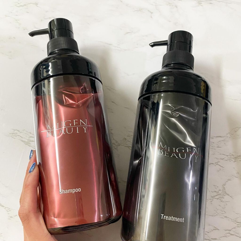 MUGEN BEAUTY クレンジングシャンプー／美容液トリートメント/MUGEN BEAUTY /市販シャンプーを使ったクチコミ（1枚目）
