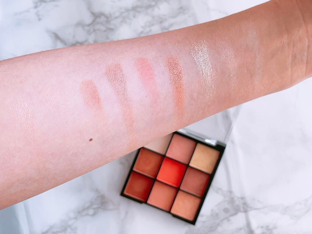 UR GLAM BLOOMING EYE COLOR PALETTE/U R GLAM/アイシャドウパレットを使ったクチコミ(4枚目)