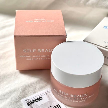 ユニコーングッドナイトリップマスク ローズヒップ&コラーゲン/SELF BEAUTY/リップマスクを使ったクチコミ(1枚目)