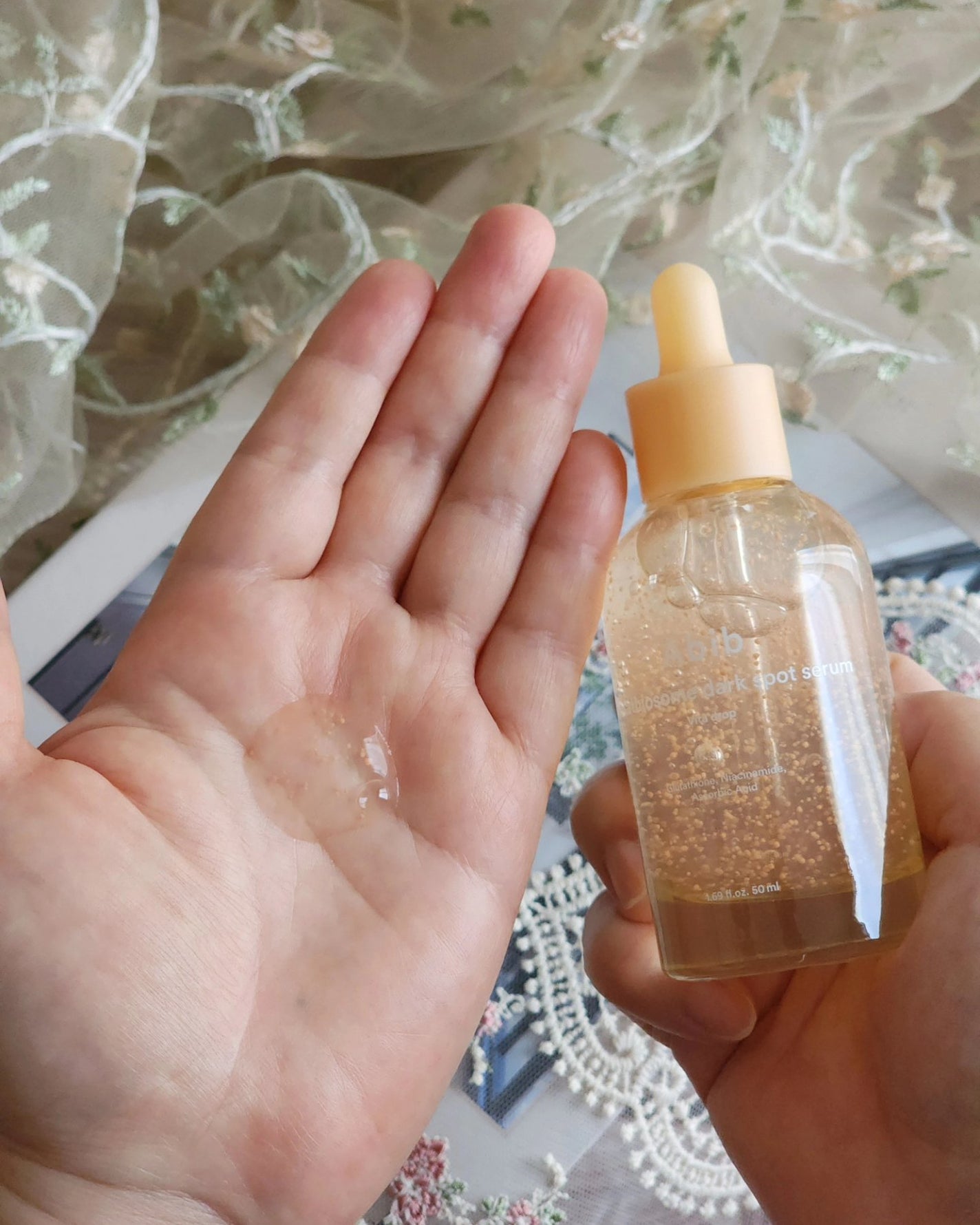 アビブ グルタチオンソームダークスポットセラムビタドロップ/Abib /美容液を使ったクチコミ(2枚目)