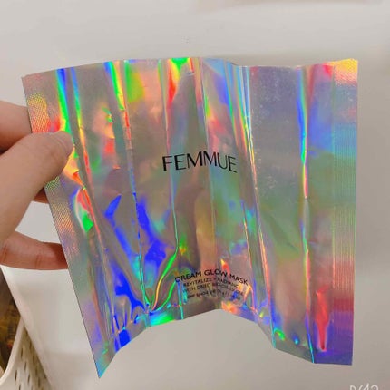 ドリームグロウマスク RR(透明感・キメ)/FEMMUE/シートマスク・パックを使ったクチコミ(4枚目)