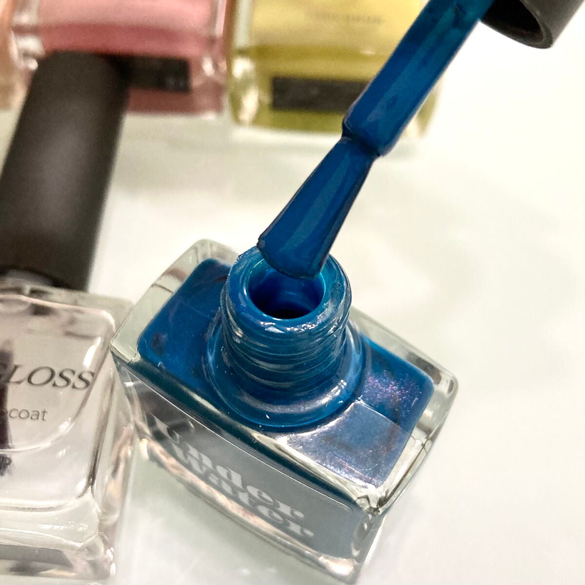 TONE DROP スピードグロス クイックドライトップコート T01/D-UP/ネイルトップコートを使ったクチコミ(5枚目)