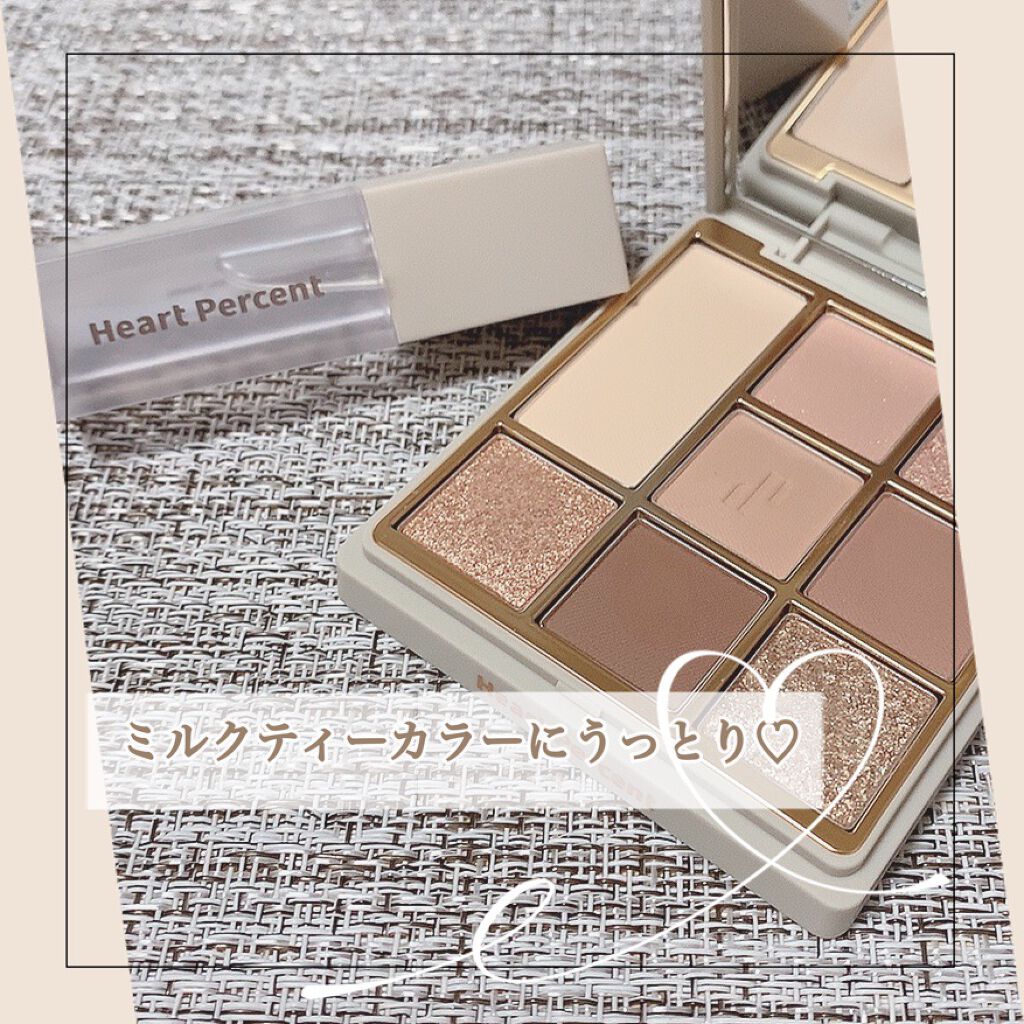 ドットオンムードアイパレット/Heart Percent/アイシャドウパレットを使ったクチコミ(1枚目)